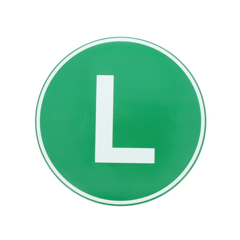 Eticheta avertizare/informare vehicule ecologice verde L (fi 220) CargoParts