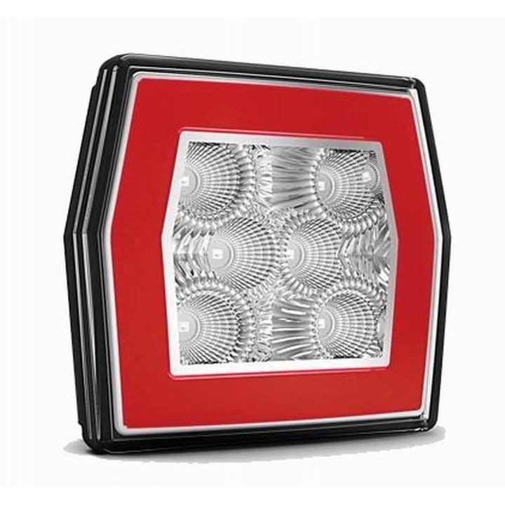 Lampa mers inapoi 2 suruburi, 99.6x93, LED, dispersor incolor, FT-124 Fristom