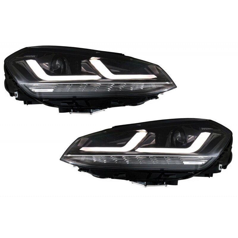 Faruri LEDriving Osram Full LED compatibil cu VW Golf 7 VII (2012-2017) Negru Faruri Xenon si Pozitie Halogen