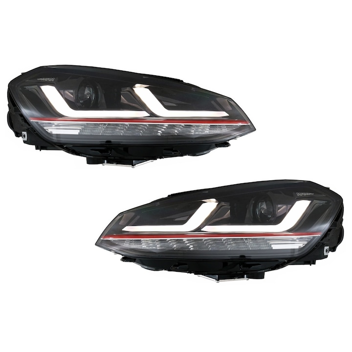 Фарове Osram, Full LED, За VW Golf 7 VII (2012-2017) Red GTI LEDriving, Халоген