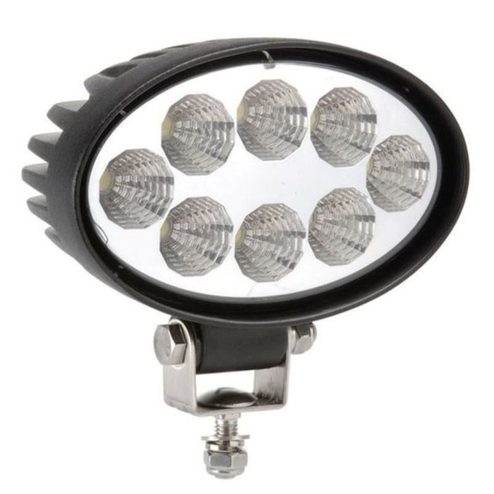 Proiector lucru 139x103, 8 LED-uri, 12-24V, 24W, 1900lm, flood, TT.13225