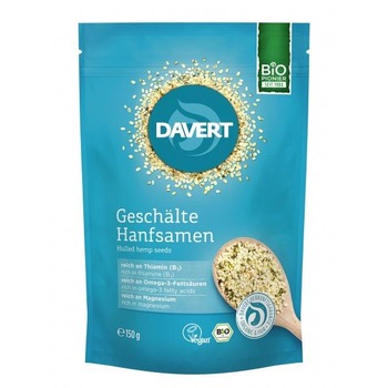 Seminte de Canepa Decorticate Bio 150gr Davert Seminte de Canepa Decorticate Bio 150gr Davert