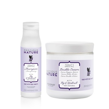 Set pentru par rebel Alfaparf Precious Nature Bad Hair Habits :250 ml, Sampon + 200 ml, Crema cu Dubla Actiune Set pentru par rebel Alfaparf Precious Nature Bad Hair Habits :250 ml, Sampon + 200 ml, Crema cu Dubla Actiune
