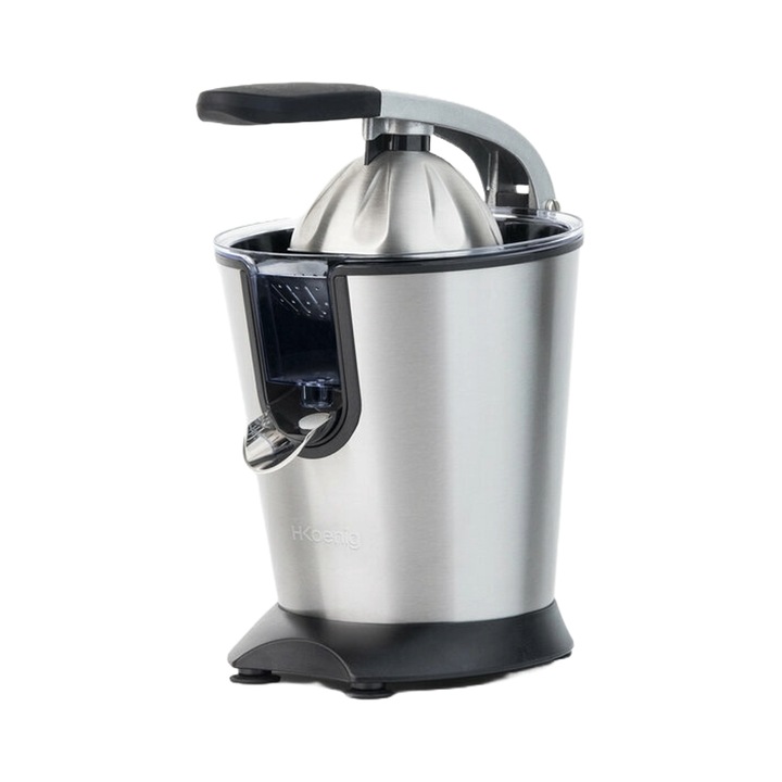 Сокоизстисквачка за цитрусови плодове H. Koenig, AGR80, 160 W, Без BPA, Сребрист