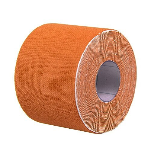 Banda kinesiologica Bumbac Pinotape 5cm X 5m Portocaliu