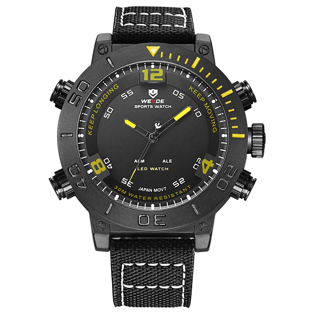 Ceas WEIDE WH6103B-3C galben