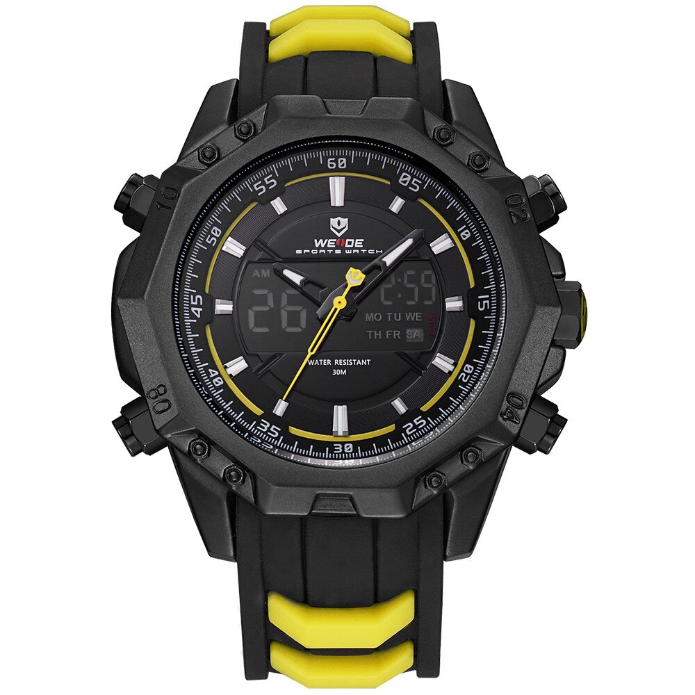 Ceas WEIDE WH6406B-3C galben