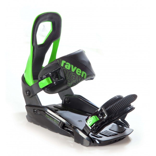 Legaturi Snowboard Raven s200 Black/Green M/L