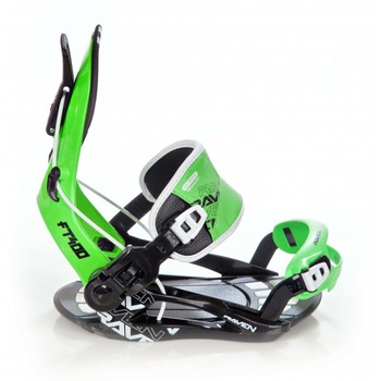 Legaturi Snowboard Raven FT400 Green XL Legaturi Snowboard Raven FT400 Green XL
