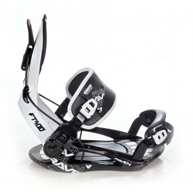 Legaturi Snowboard Raven FT400 Black M