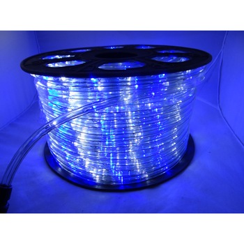 Instalatie Rola led alb rece si albastru 50 m furtun luminos + alimentator inclus / Instalatie de craciun Instalatie Rola led alb rece si albastru 50 m furtun luminos + alimentator inclus / Instalatie de craciun