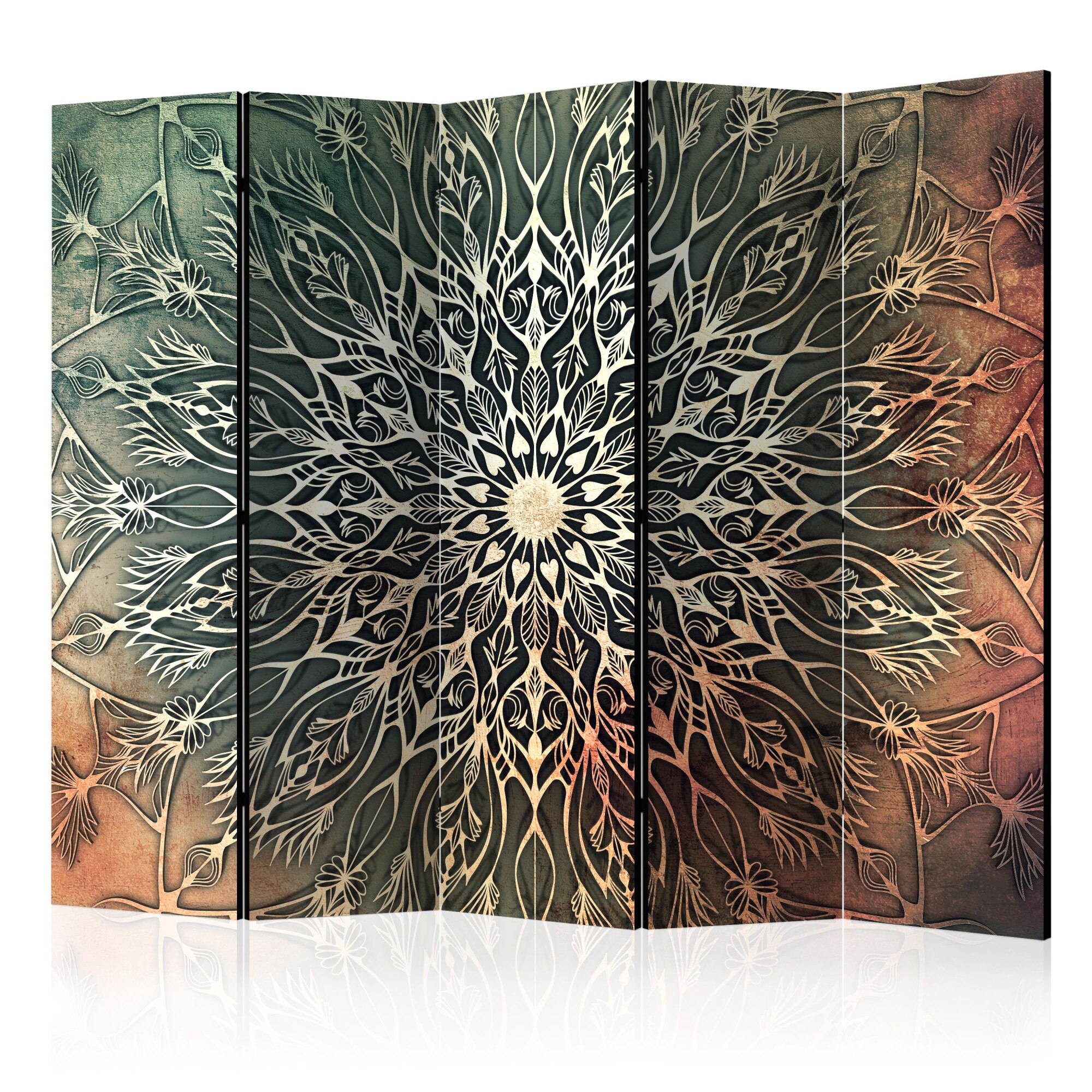 Paravan din 5 parti - Centrul Verde II - 225 x 172 cm