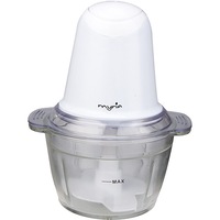 Mini tocator MYRIA MY4069, bol de sticla, 1l, 550W, alb