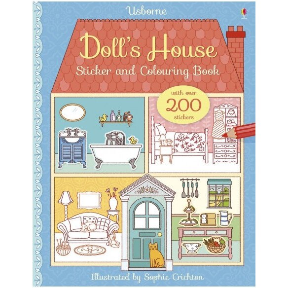 Doll's House sticker and colouring book, Abigail Wheatley