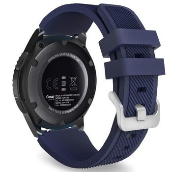 Curea TECH-PROTECT din TPU pentru Samsung Galaxy Watch, 42 mm, Bleumarin Curea TECH-PROTECT din TPU pentru Samsung Galaxy Watch, 42 mm, Bleumarin