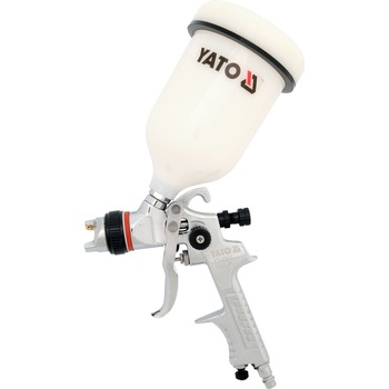 Pistol de Vopsit YATO, rezervor plastic, HVLP, 3bar, 600ml Pistol de Vopsit YATO, rezervor plastic, HVLP, 3bar, 600ml