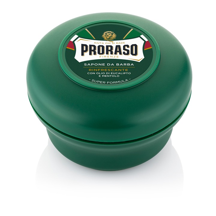 Proraso borotvaszappan - zöld, mentol,150 ml