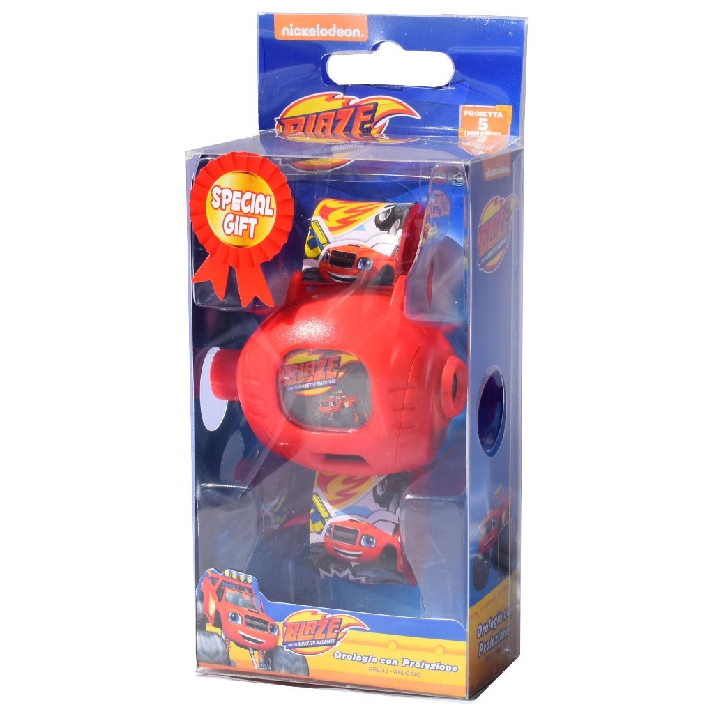 Ceas de mana copii cu proiector Blaze Disney de puls