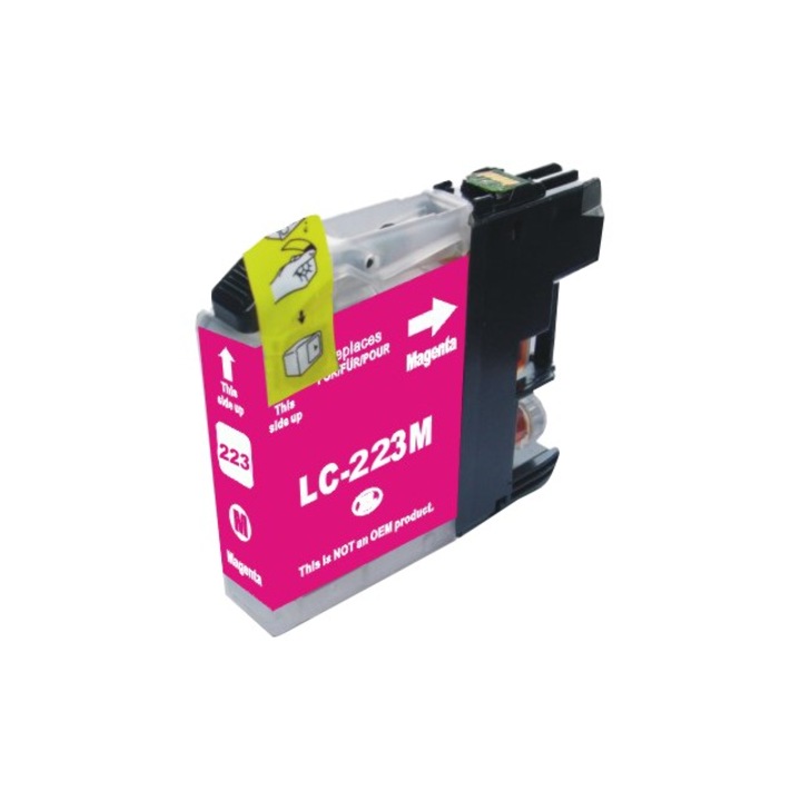 HQ Premium Brother LC223 LC-223 Мастилена касета, съвместима с магента