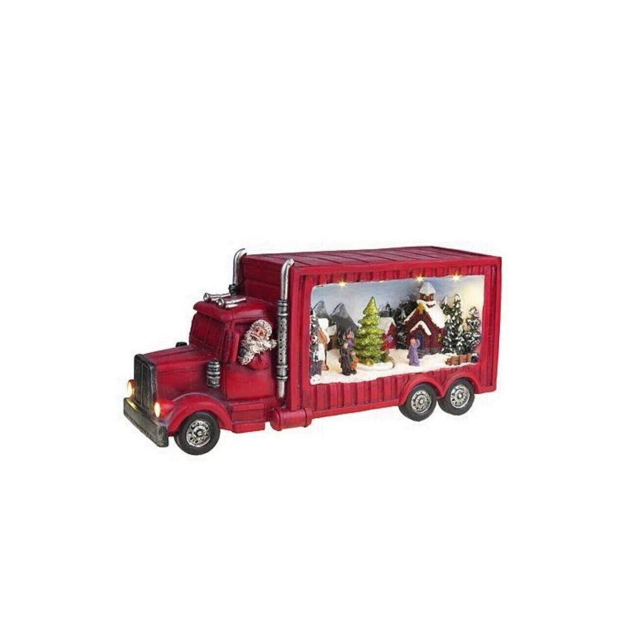 Decoratiune Camion, Strend Pro Xecco 6060, Iluminare Led, 3xAA, 33x10x15 cm