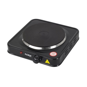 Plita electrica Floria, 1 ochi cu diametru de 185 mm, Putere 1500 W, Negru Plita electrica Floria, 1 ochi cu diametru de 185 mm, Putere 1500 W, Negru