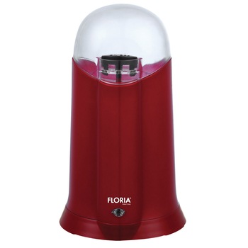 Rasnita Electrica Floria ZLN-3086 , Putere 200W, Capacitate 60 gr, Cuva otel inoxidabil, Rosu Rasnita Electrica Floria ZLN-3086 , Putere 200W, Capacitate 60 gr, Cuva otel inoxidabil, Rosu