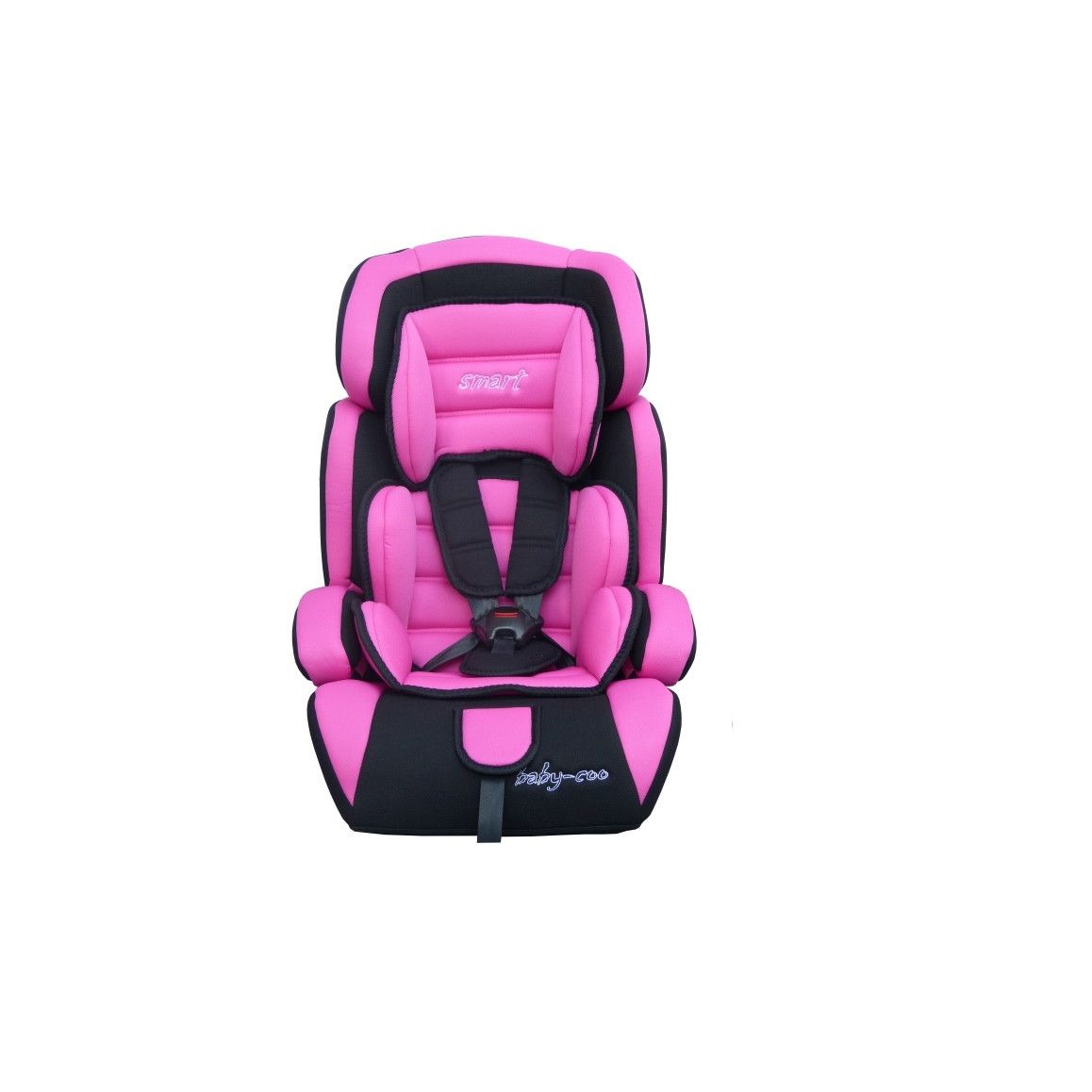 Scaun auto PROFESIONAL pentru copil Smart Junior Safe Rider , Model 2019 , Pentru 3 grupe de greutate intre 9-36 kg, , Culoare Negru-Roz, ce asigura maximul de siguranta si confort pentru copilul dumneavoastra, ideal pentru calatorii