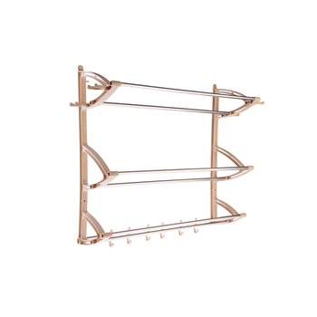 Suport Compact, Organizator pentru Incaltaminte si Accesorii Sport cu 3 Rafturi si 6 Agatatori, 5893, Bej Suport Compact, Organizator pentru Incaltaminte si Accesorii Sport cu 3 Rafturi si 6 Agatatori, 5893, Bej