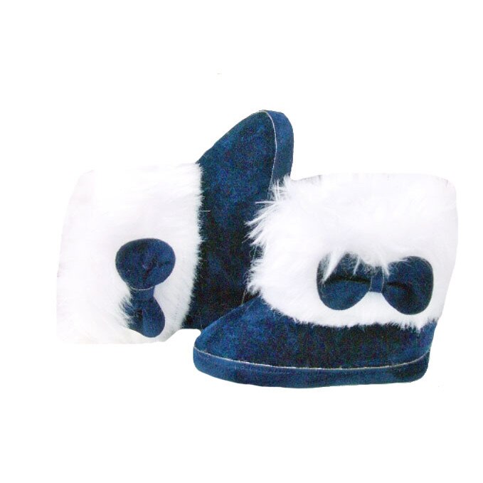 Cizmulite bebe, bluemarin cu fundita