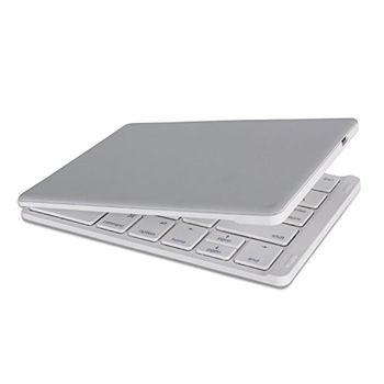 Mini Tastatura Portabila Pliabila in 2, Wireless, Bluetooth, Model B047, Alb Mini Tastatura Portabila Pliabila in 2, Wireless, Bluetooth, Model B047, Alb