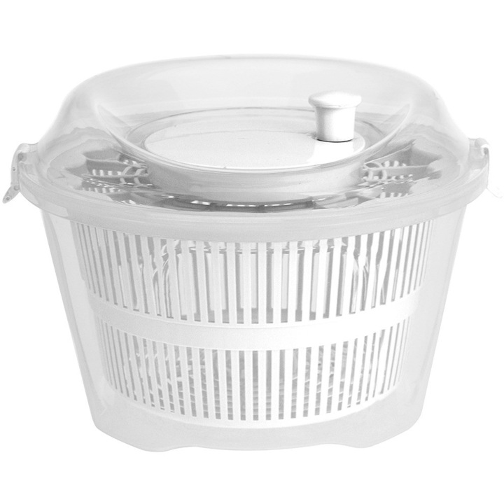 Aparat uscare salata Excellent Alb, 25x16 cm