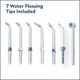 Irigator bucal Waterpik Profesional Aquarius WP-660, 7 capete curatare, 10 trepte presiune, Rezervor 650ml, Alb