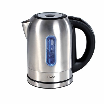 Fierbator DomoClip Livoo DOD110, 1.7l, 2200W, 4 setari de temperatura, oprire automata, iluminare LED, otel inoxidabil, Argintiu Fierbator DomoClip Livoo DOD110, 1.7l, 2200W, 4 setari de temperatura, oprire automata, iluminare LED, otel inoxidabil, Argintiu