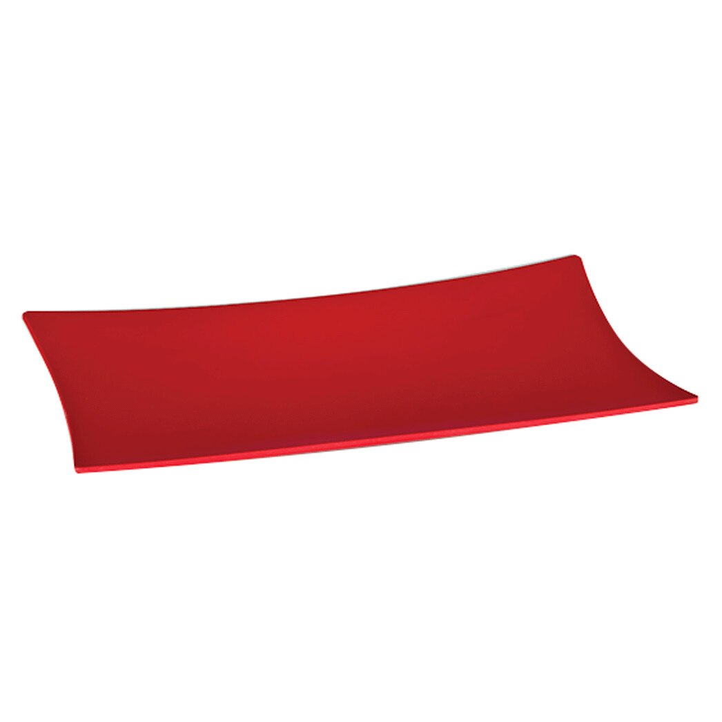 Platou servire melamina RAKI 28x45x1cm rosie
