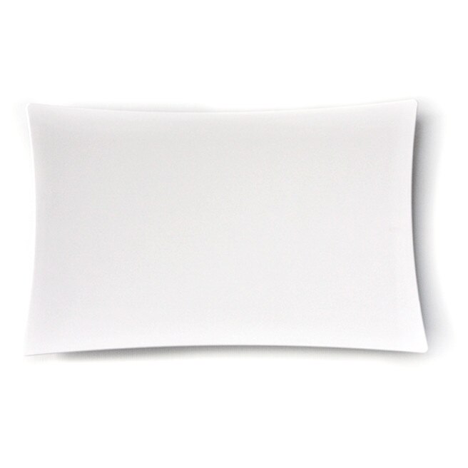 Platou servire melamina RAKI 28x45x1cm alb