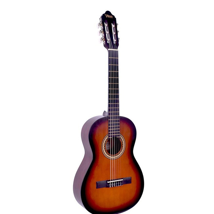 Класическа китара Valencia VC203CSB, Слънчев изблик, 3/4
