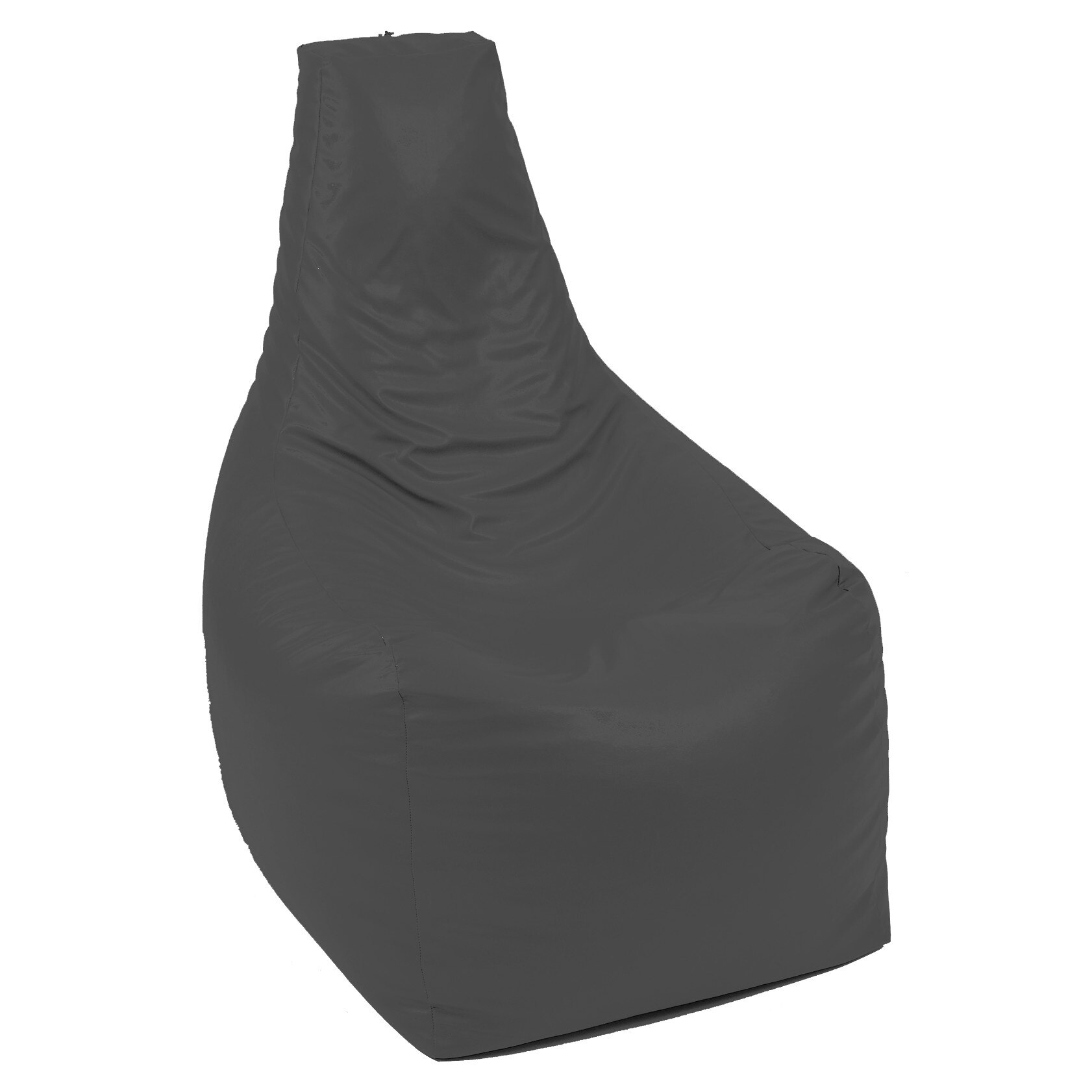 Fotoliu Pufrelax Para Sunlounger Evo XL - Dark Grey (GAMA PREMIUM PU) umplut cu perle polistiren Fabricat in Romania