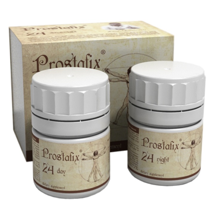 Prostafix Day & Night, Pro Natura, set 2x30 capsule, confort urinar, plante medicinale