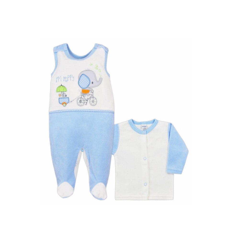 Compleu 2 piese pentru bebelusi Koala 3561-AL, Albastru