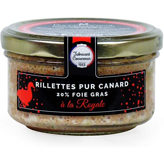 Rillettes de Rata cu Foie Gras 20% 120gr Ducs de Gascogne