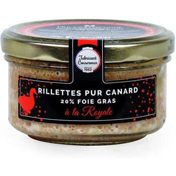 Rillettes de Rata cu Foie Gras 20% 120gr Ducs de Gascogne Rillettes de Rata cu Foie Gras 20% 120gr Ducs de Gascogne