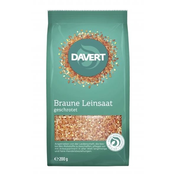 Seminte de In Pisate Bio 200gr Davert