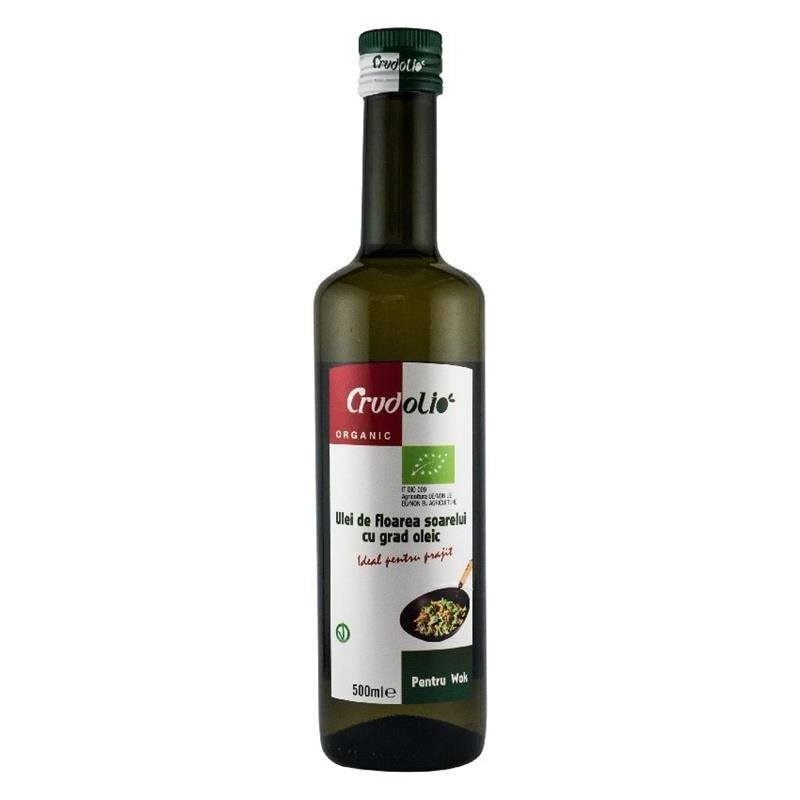 Ulei cu Grad Oleic Ridicat Ideal pentru Prajit Crudolio Joe&Co 500ml