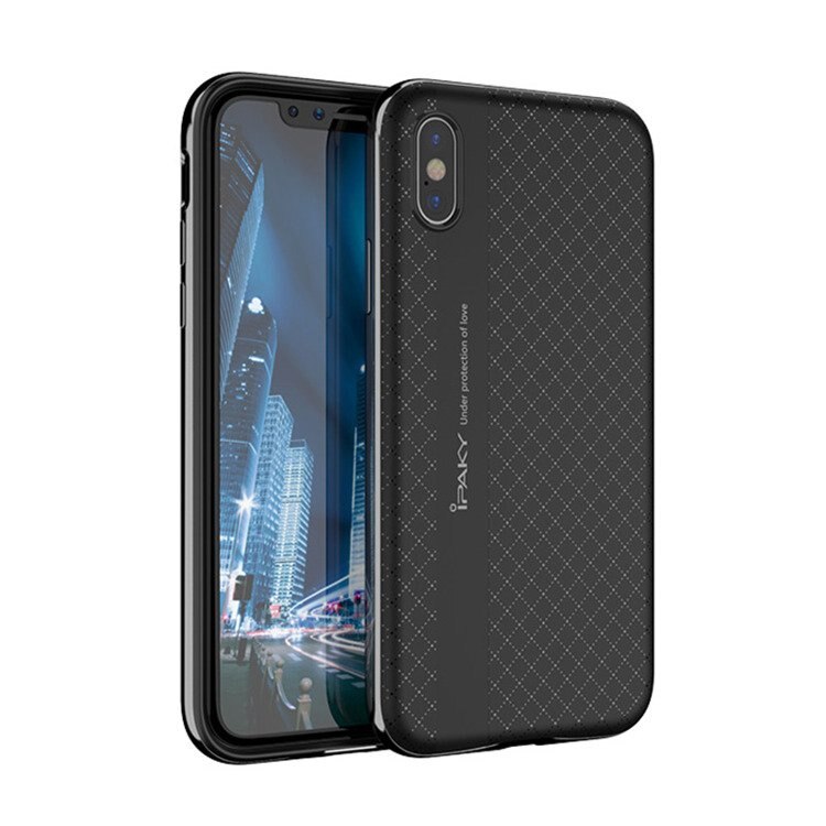 close Husa de protectie iPaky pentru iPhone X/iPhone XS, Negru