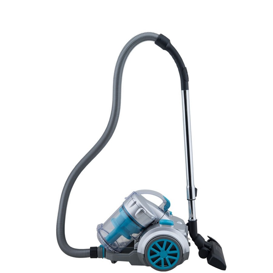 Aspirator fara sac H.KOENIG, TC34 HUGO, sistem ciclonic, filtru HEPA, tehnologie Easyclean, clasa energetica A, capacitate rezervor 2.5 L, albastru