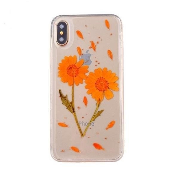 Husa de protectie Flower Inny pentru iPhone 7/8, Model floral 1, Transparent