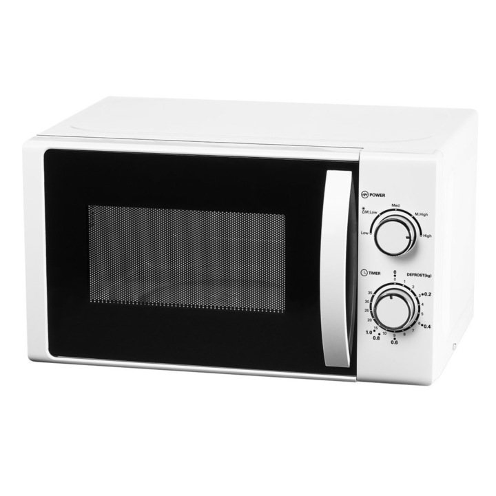 Микровълнова фурна Medion MD 16945, 700 W, 17 л, 5 нива на мощност, Функция размразяване, 35мин. таймер, Бял