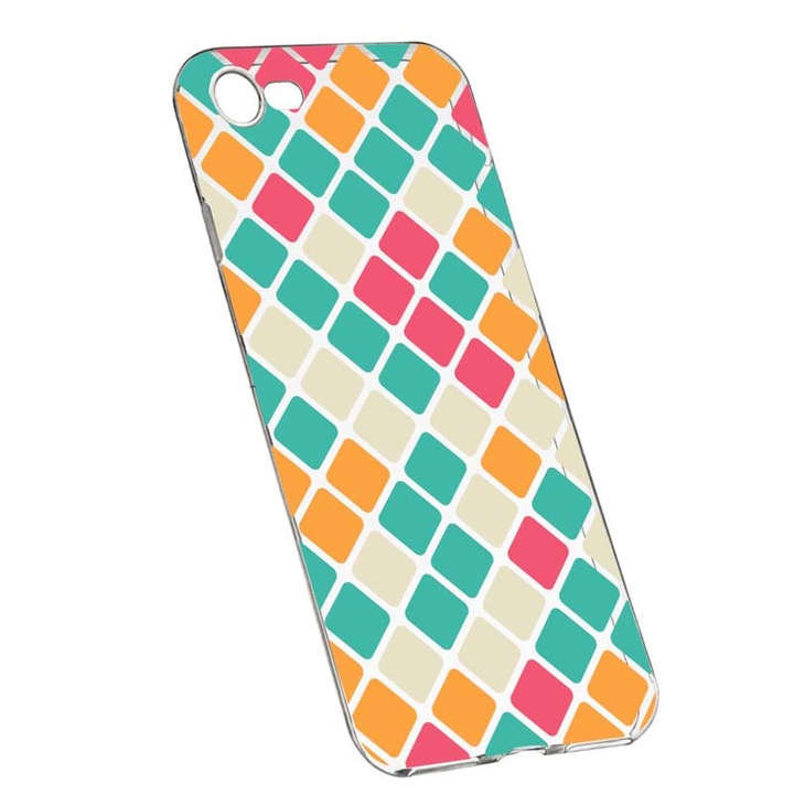 Силиконов калъф, прозрачен, тънък, мозайка, 123, Xiaomi Redmi Note 5A