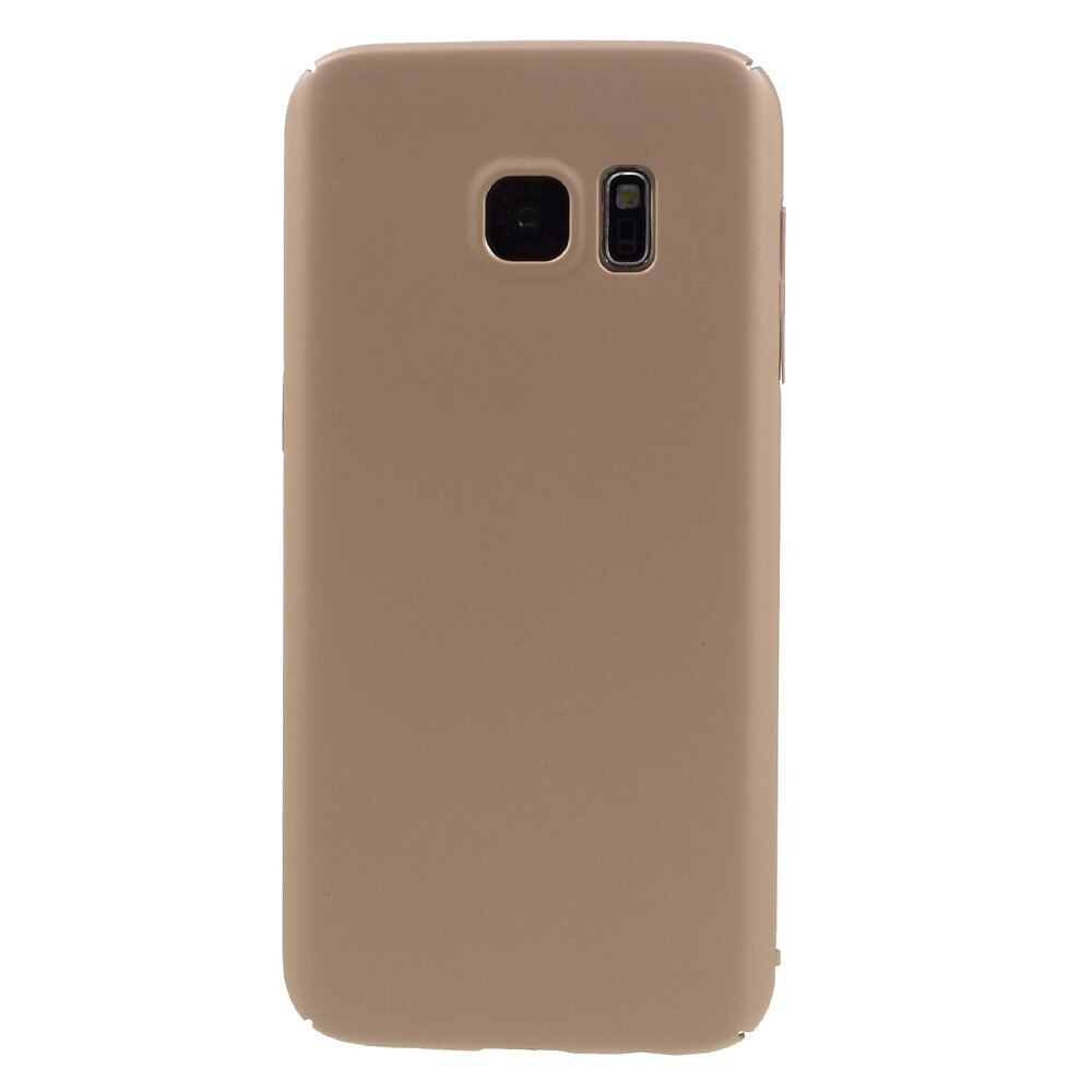 Husa plastic cauciucat Samsung Galaxy S7 - rose gold