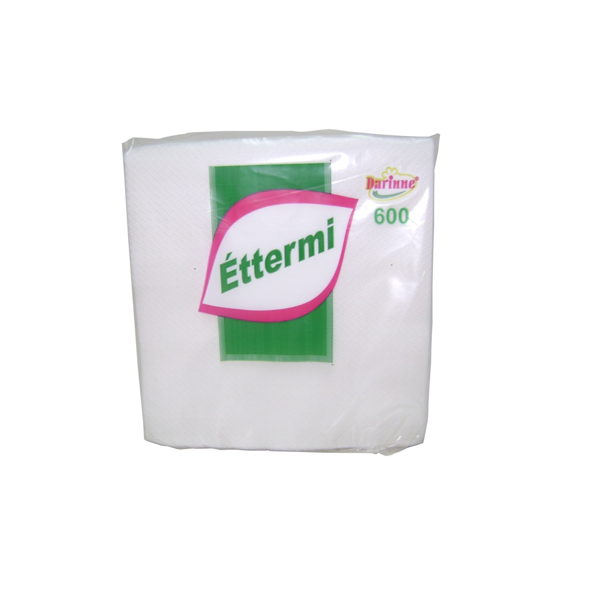 Servetele Ettermi 600 buc/pachet, 1 strat, alb, 18x18 cm